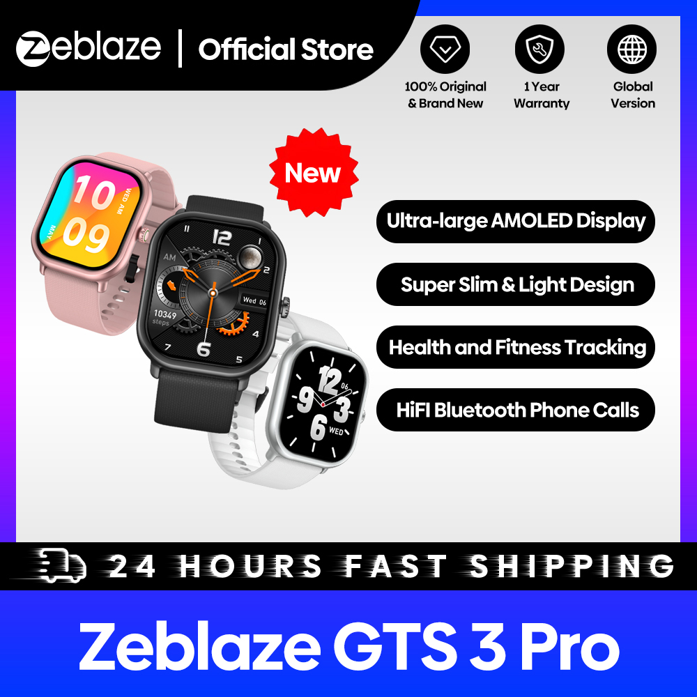 Smart Watch - Nieuwe Zeblaze Gts 3 Pro Voice