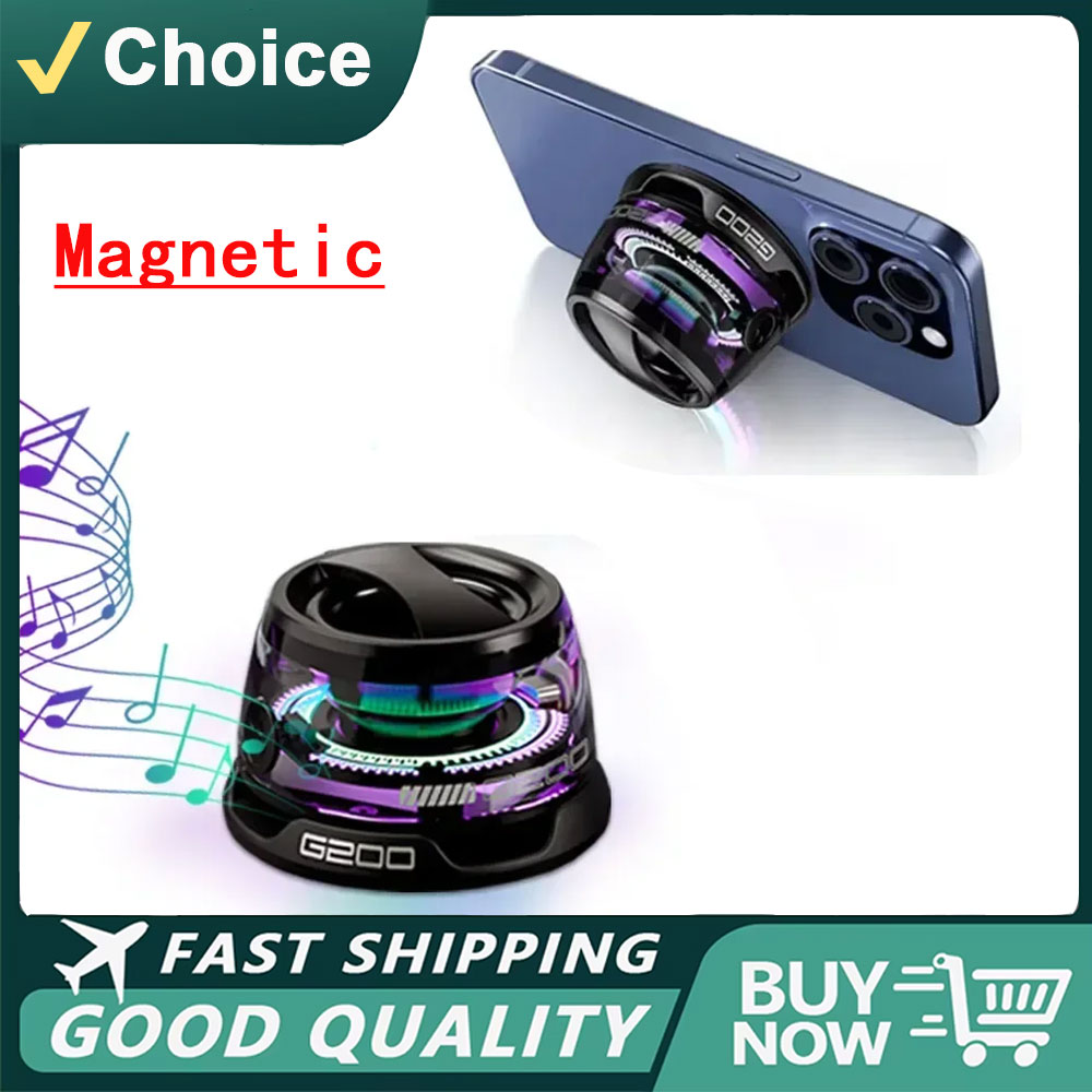 Bluetooth Speaker - Draagbare Bluetooth-luidspreker G200 RGB-verlichting Magnetische luidspreker