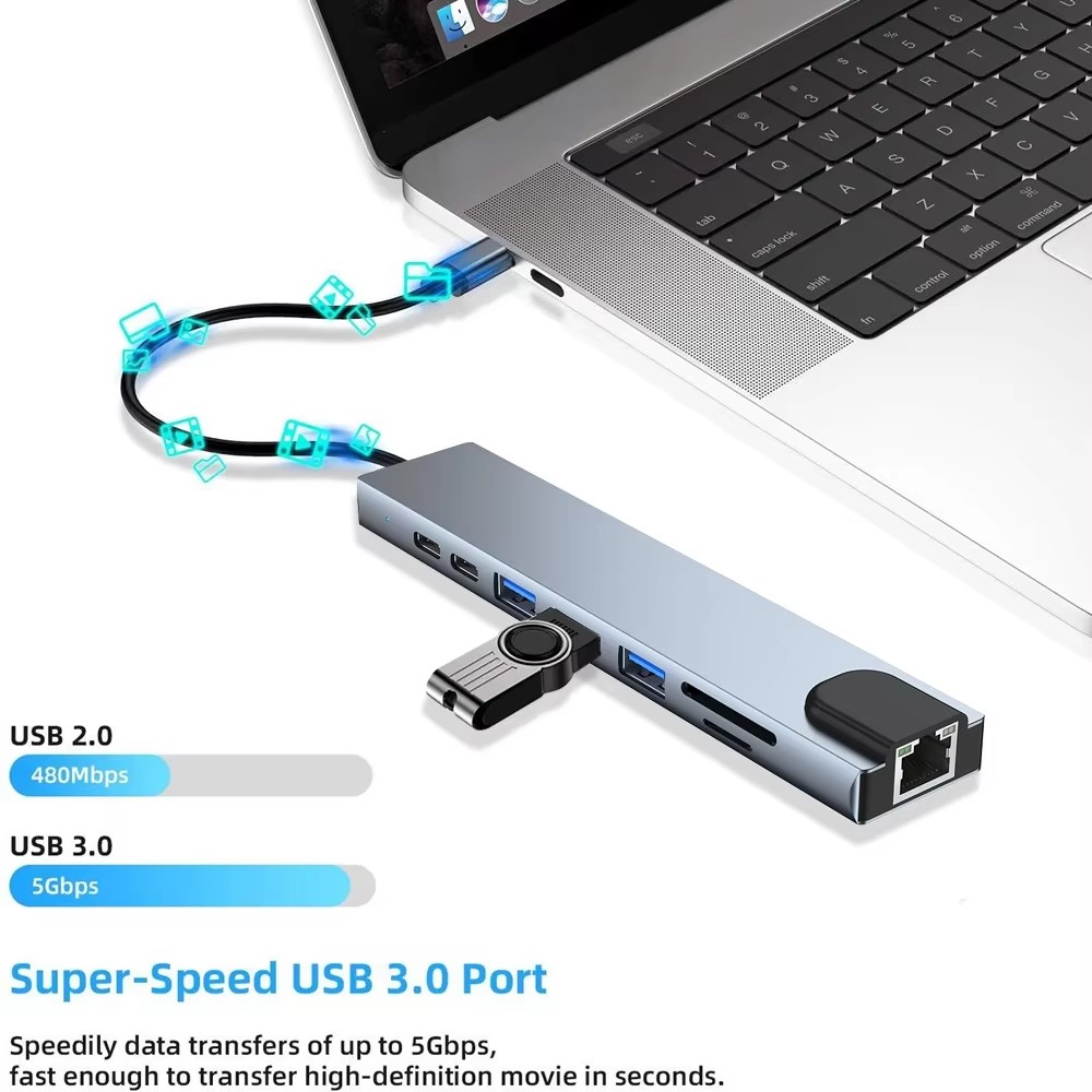 USB 3.0 Type C HUB USB C Docki - Usb Hub recensie en prijs