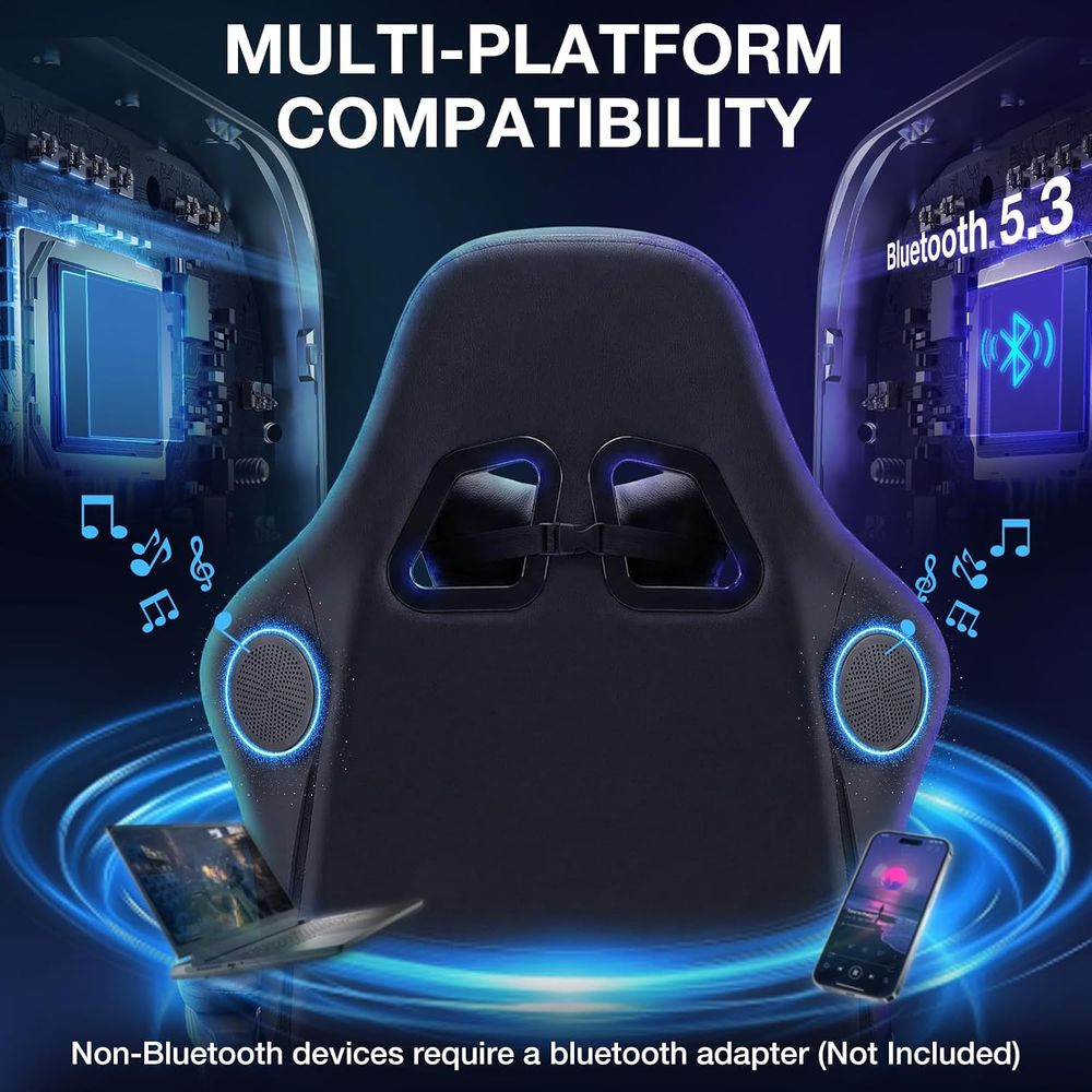 RGB-gamingstoel met Bluetooth- - Bluetooth Speaker recensie en prijs