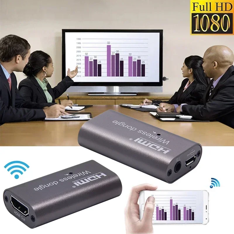 Draadloze WiFi-displayadapter, - Hdmi Adapter recensie en prijs